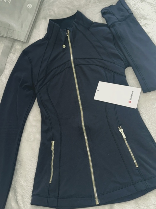 lululemon athletica Jackets & Blazers - lululemon athletica Navy Full-Zip Sculpting Jacket